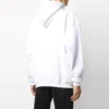 Pull oversize pour homme Balenciaga avec logo, blanc 570811TIV559040