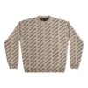 Pull à petits logos sur toute la surface « Beige » 736247T32339977