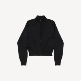 Pull zippé pour femme, noir