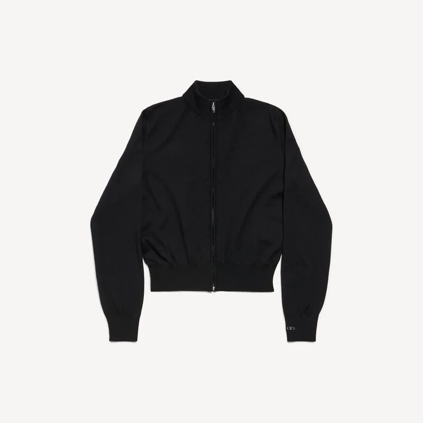 Pull zippé pour femme, noir Pull zippé pour femme, noir