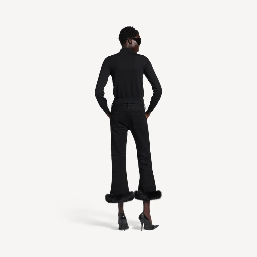 Pull zippé pour femme, noir Pull zippé pour femme, noir