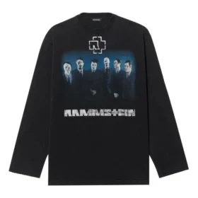 Rammstein Allemagne T-shirt unisexe à manches longues « Crossover » noir 651796TLV511000