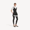 Robe-chemise hybride pour femme, noire Robe-chemise hybride pour femme, noire