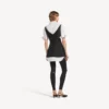 Robe-chemise hybride pour femme, noire Robe-chemise hybride pour femme, noire