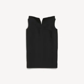Robe vareuse pour femme, noire