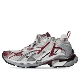 Runner Baskets « Gris-Bourgogne, maille et nylon » 677402W3RB39069