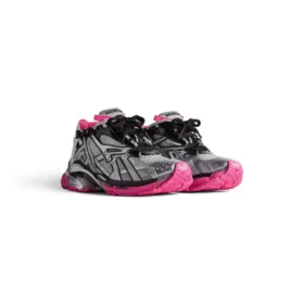 Runner Baskets « Silver White Pink Mesh and Nylon » 677402W3RBW9155