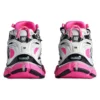 Runner Baskets « Silver White Pink Mesh and Nylon » 677402W3RBW9155
