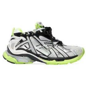 Runner Baskets « White Black and Neon Yellow Mesh and Nylon » 677403W3RBP1093 Runner Baskets « White Black and Neon Yellow Mesh and Nylon » 677403W3RBP1093