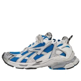 Runner Baskets « White Blue Mesh and Nylon » 677402W3RB34912