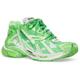 Runner Baskets « White Fluo Green Mesh and Nylon » 677403W3RBM3590