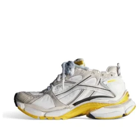 Runner « Beige, blanc, jaune, nylon et tissu simili-daim » 772767W3RNY9170