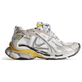Runner « Beige, blanc, jaune, nylon et tissu simili-daim » 772767W3RNY9170