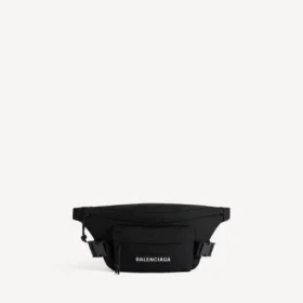 Sac banane de ski pour homme, noir