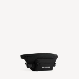 Sac banane de ski pour homme, noir