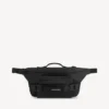 Sac banane militaire pour homme, grand format, noir