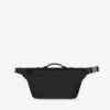 Sac banane militaire pour homme, grand format, noir