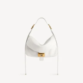 Sac à bandoulière Clicca pour femme, taille moyenne, blanc neige