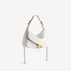 Sac à bandoulière Clicca pour femme, taille moyenne, blanc neige