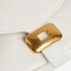 Sac à bandoulière Clicca pour femme, taille moyenne, blanc neige Sac à bandoulière Clicca pour femme, taille moyenne, blanc neige