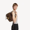 Sac à bandoulière Clicca pour femme, taille moyenne, couleur muscade Sac à bandoulière Clicca pour femme, taille moyenne, couleur muscade