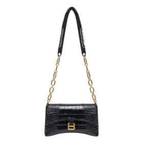 Sac à bandoulière Downtown Xs à motif crocodile « Noir » 6891212106F1090