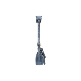 Sac à bandoulière en Denim Le Cagole Xs « Bleu » 6713092109U4715