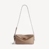Sac à bandoulière Le 7 pour femme, taille moyenne, couleur biscuit