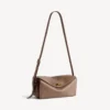 Sac à bandoulière Le 7 pour femme, taille moyenne, couleur biscuit