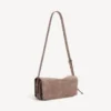 Sac à bandoulière Le 7 pour femme, taille moyenne, couleur biscuit