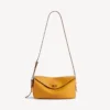 Sac à bandoulière Le 7 pour femme, taille moyenne, couleur curry