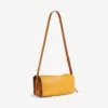 Sac à bandoulière Le 7 pour femme, taille moyenne, couleur curry