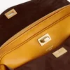 Sac à bandoulière Le 7 pour femme, taille moyenne, couleur curry