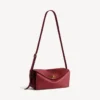 Sac à bandoulière Le 7 pour femme, taille moyenne, couleur rubis/moka Sac à bandoulière Le 7 pour femme, taille moyenne, couleur rubis/moka