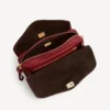 Sac à bandoulière Le 7 pour femme, taille moyenne, couleur rubis/moka Sac à bandoulière Le 7 pour femme, taille moyenne, couleur rubis/moka