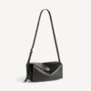 Sac à bandoulière Le 7 pour femme, taille moyenne, noir Sac à bandoulière Le 7 pour femme, taille moyenne, noir
