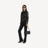 Sac à bandoulière Le 7 pour femme, taille moyenne, noir Sac à bandoulière Le 7 pour femme, taille moyenne, noir