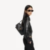 Sac à bandoulière Le 7 pour femme, taille moyenne, noir Sac à bandoulière Le 7 pour femme, taille moyenne, noir