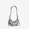 Sac à bandoulière Le Cagole pour femme XS, couleur argent Sac à bandoulière Le Cagole pour femme XS, couleur argent