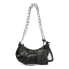 Sac à bandoulière Le Cagole Xs avec chaîne « Noir » 7128131VG9Y1000