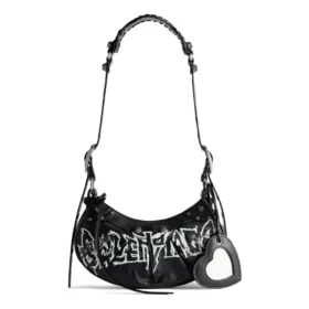 Sac à bandoulière Le Cagole XS DIY Metal « Black » 6713092AAXE1090