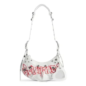 Sac à bandoulière Le Cagole Xs DIY Metal « White » 6713092AAXE9066
