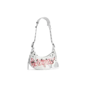 Sac à bandoulière Le Cagole Xs DIY Metal « White » 6713092AAXE9066