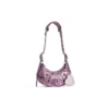 Sac à bandoulière Le Cagole XS à imprimé léopard « Rose » 6713092AAV75651