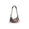 Sac à bandoulière Le Cagole Xs métallisé « Brown » 6713090GT3Y2564