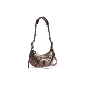 Sac à bandoulière Le Cagole Xs métallisé « Brown » 6713090GT3Y2564
