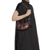 Sac à bandoulière Le Cagole Xs métallisé « Brown » 6713090GT3Y2564
