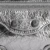 Sac à bandoulière Le Cagole Xs métallisé « Silver » 7716700GT3Y8103