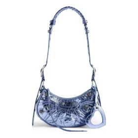Sac à bandoulière Le Cagole XS métallisé « Violet » 6713090GT3Y5214