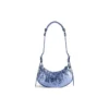 Sac à bandoulière Le Cagole XS métallisé « Violet » 6713090GT3Y5214